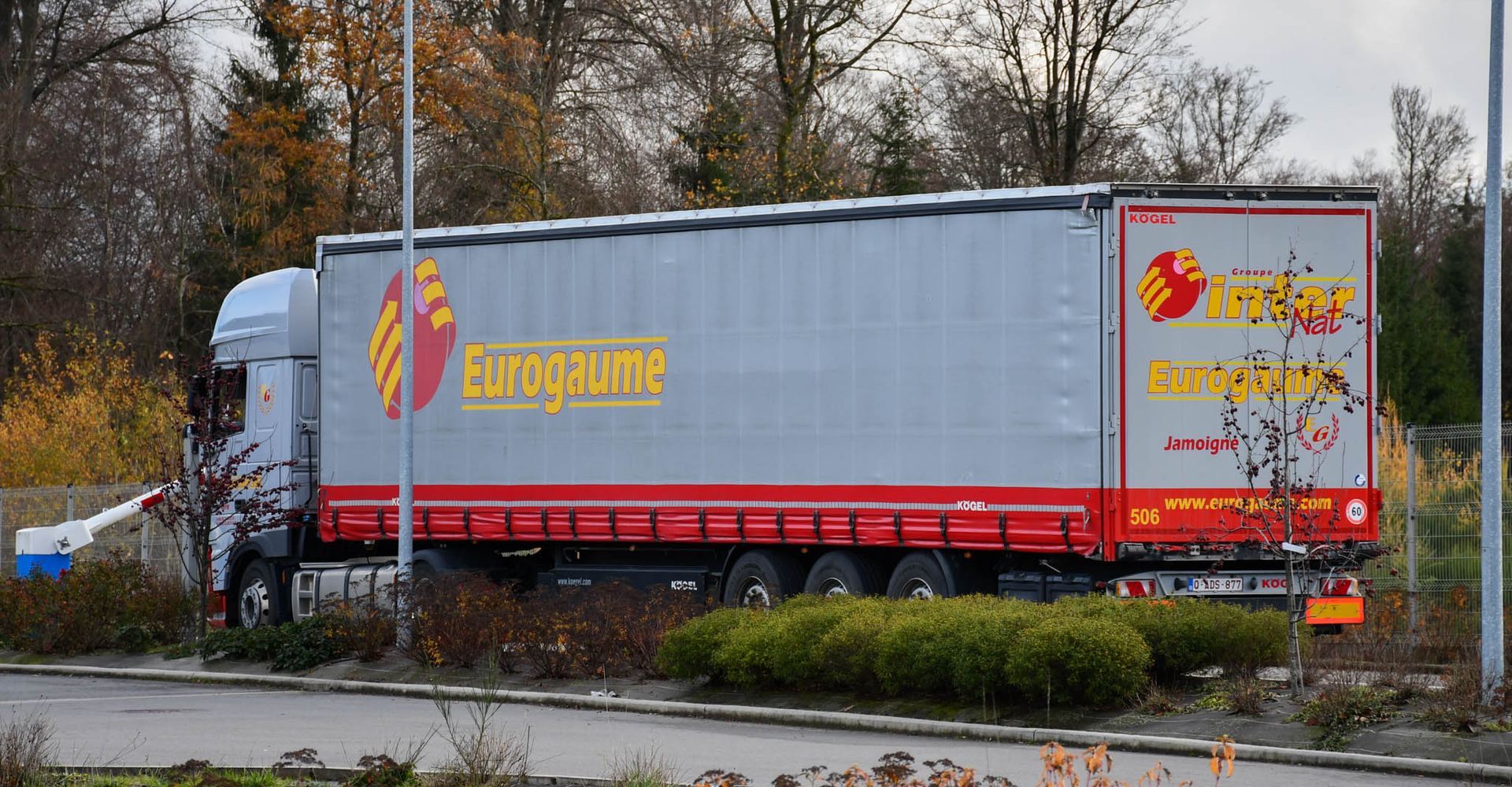 Eurogaume Lux truck on the road